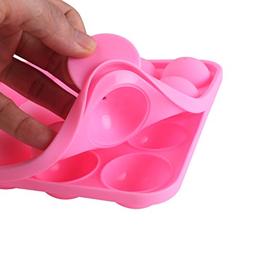 20 Cavity Silicone Cake Pop Mold Lollipop Baking Tray with Sticks