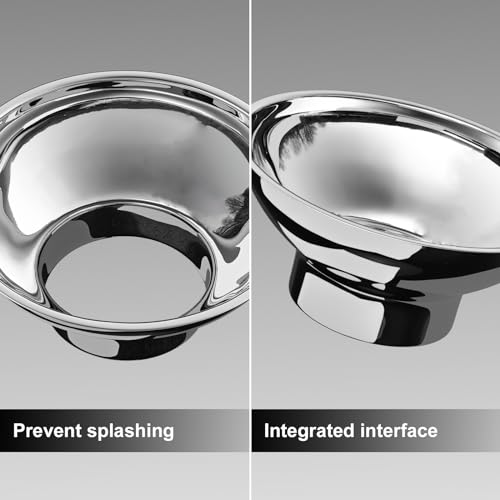 5.7 Inch X 2.78 Inch Mouth Metal Canning Funnel for Wide Mouth Mason Jars