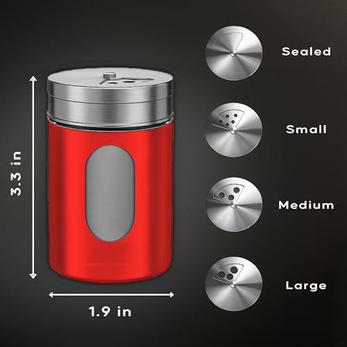 4 Piece Salt and Pepper Shakers Set