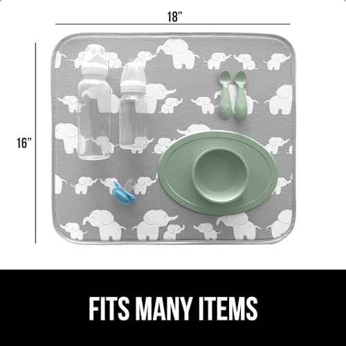 Ultra Absorbent Microfiber Dish Drying Mat