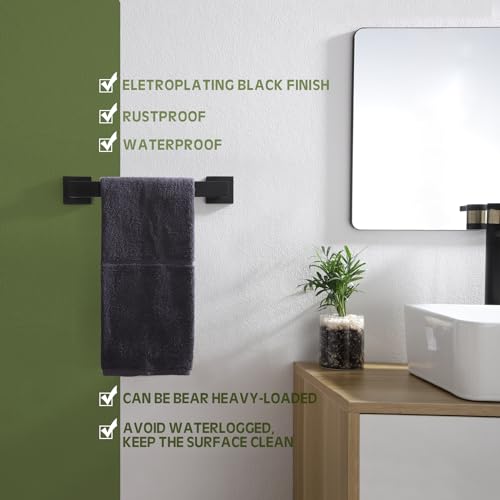 12 Inch Single Towel Bar (2 Count)