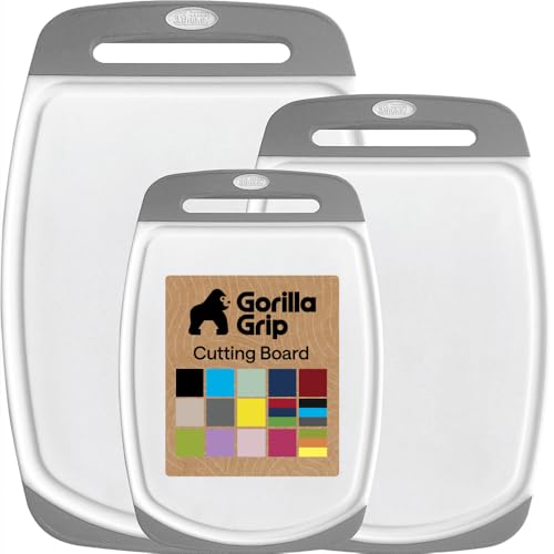 BPA Free Reversible Kitchen Cutting Board (3 Count)