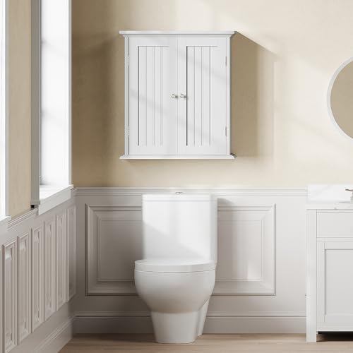 Bathroom Wall Cabinet with 2 Doors