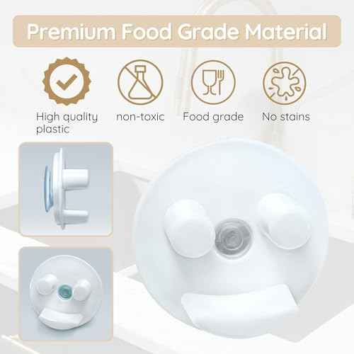 BeraTek Smiley Face Sponge Holder for Kitchen Sink