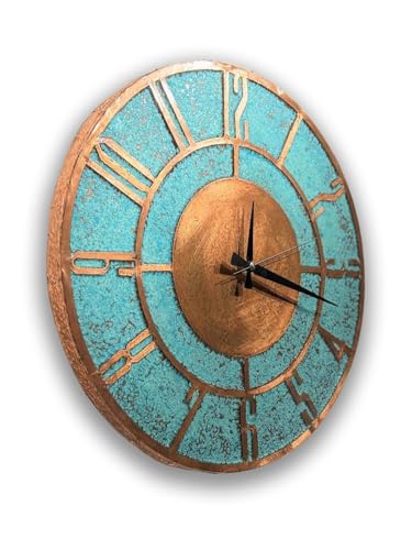 Handmade Copper Wall Clock Artisan Touch in Every Piece