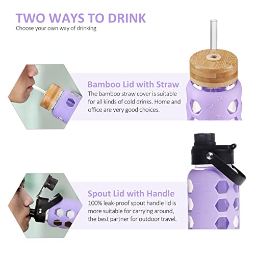 Glass Water Bottle