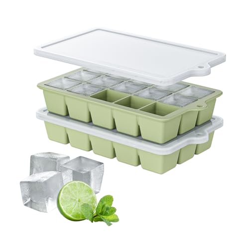 Silicone Ice Cube Tray 2 Pack (2 Count)