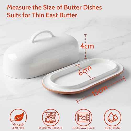 Ceramic Butter Dish with Lid
