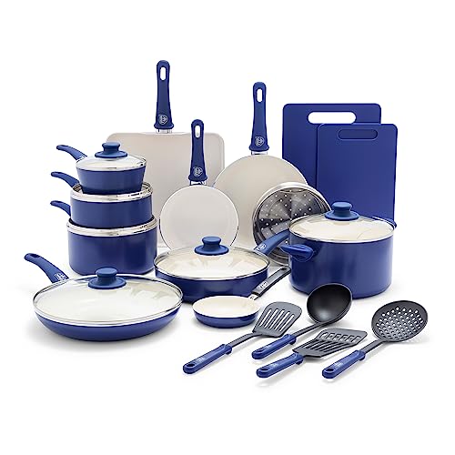 Soft Grip 23 Piece Kitchen Cookware Pots and Frying Saucepans Set