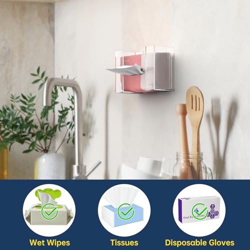 Clear Acrylic Glove Box Holder Tissue Box Dispenser