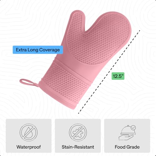 Silicone Oven Mitts (2 Count)