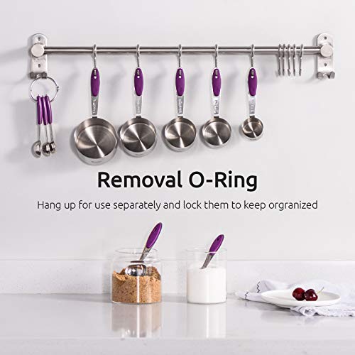 10 Piece Measuring Cups and Spoons Set in 18