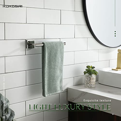 Hand Towel Bar Chrome Bathroom Towel Rail Holder Kitchen Paper Holder Wall Mounted Toilet Cabinet Mount