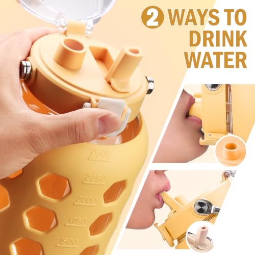 84 oz Glass Water Bottle