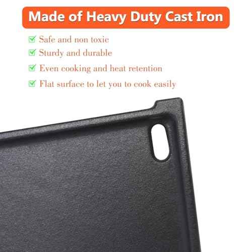 Cast Iron Griddle for Weber Q2000N