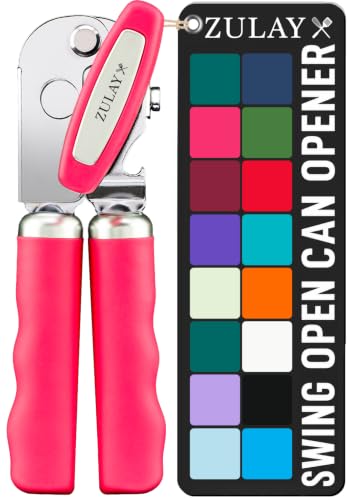Stainless Steel Swing Open Manual Can Opener Comfortable Grip
