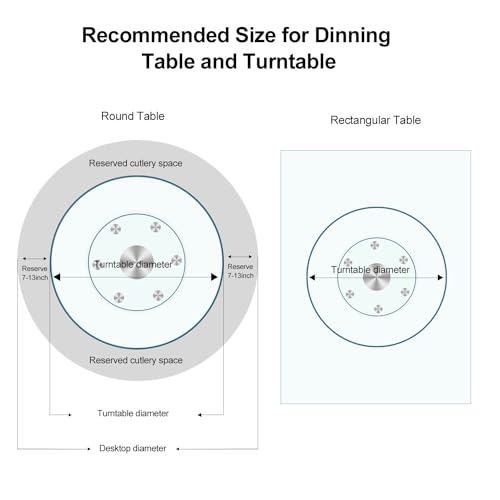 48" Heavy Duty Lazy Susan Turntable