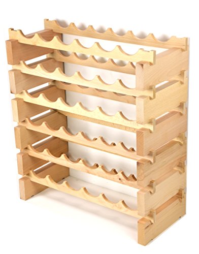 Modular Wine Rack Beechwood 24