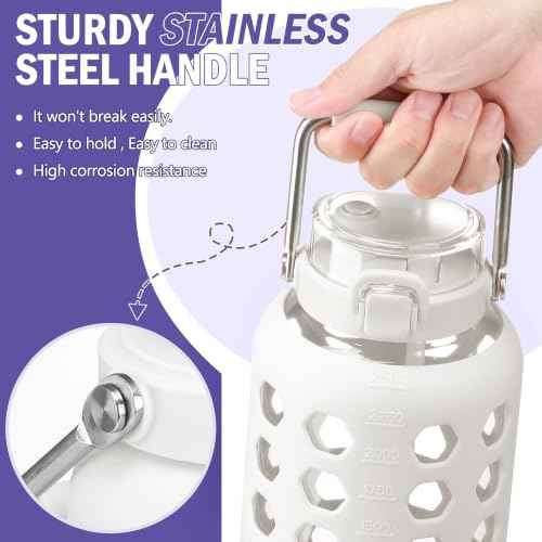 84 oz Glass Water Bottle
