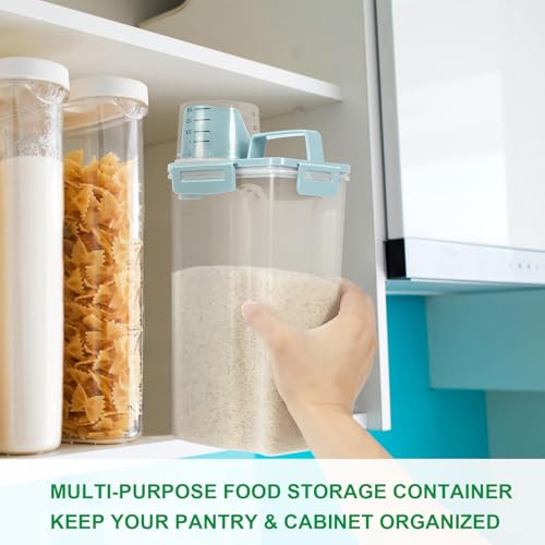 Rice Container Cereal Storage Container 2 Pack 5 Lbs (2 Count)