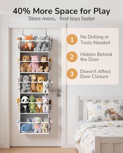 Stuffed Animal Organizer Over the Door
