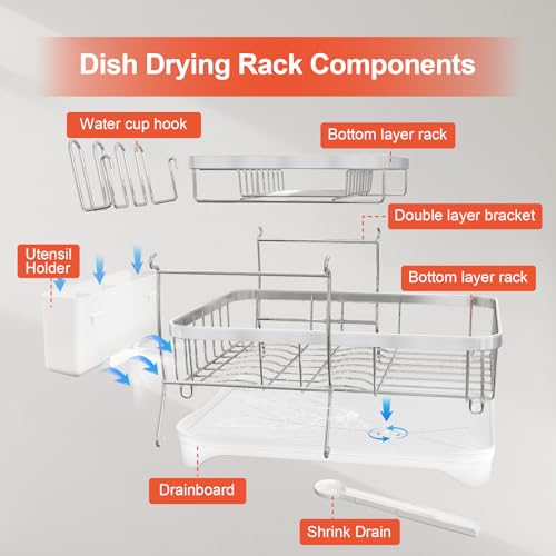 Dish Drying Rack for Kitchen Counter