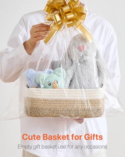 Small Woven Storage Basket for Organizing (3 Count)