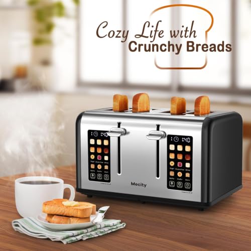 4 Slice Toaster with Touch Screen Control