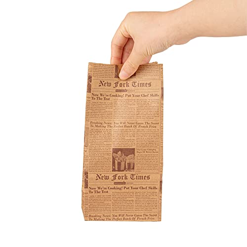 Bag Tek 2 Lb Disposable Lunch Bags 100 Sturdy Take Out Bags (100 Count)