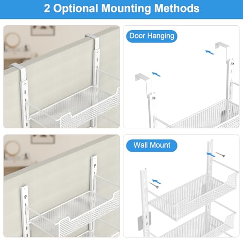 12.3" W Narrow Over the Door Pantry Organizer