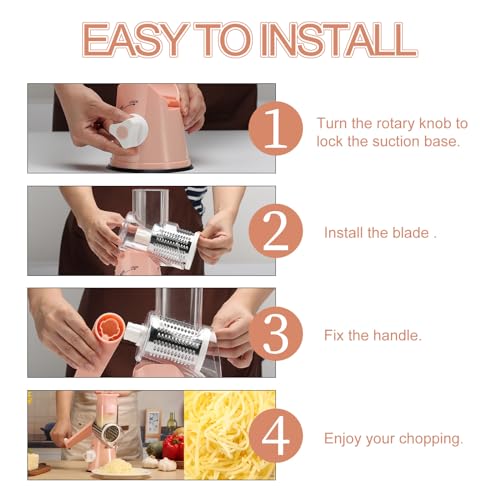 Rotary Cheese Grater Hand Crank