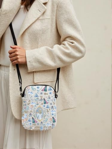 Snow Princess Gift Princess Fan Gift Movie Cartoon Character Present Crossbody Bag
