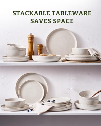 Meteor 18 Piece Stoneware Dinnerware Set