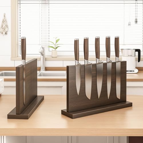 Large Magnetic Knife Block Without Knives