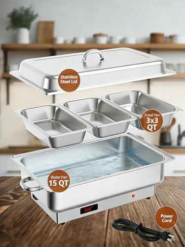 Electric Chafing Dish Buffet Set