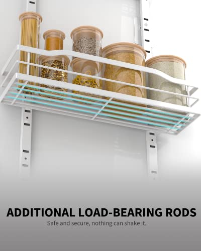 White 9 Tier Over The Door Pantry Organizer
