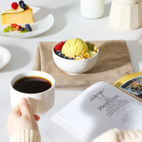 10 Oz Small Ceramic Bowls Set of 8 (8 Count)
