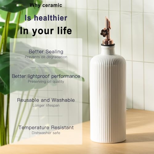 Olive Oil Dispenser Bottle Set of 2 (2 Count)