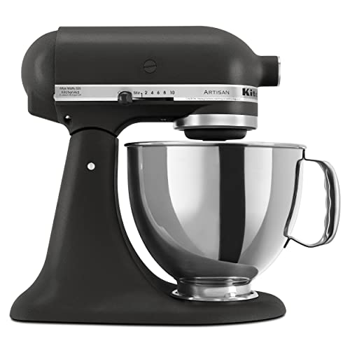 Artisan, 5-Qt Tilt Head Stand Mixer, KSM150PS, Cast Iron Black