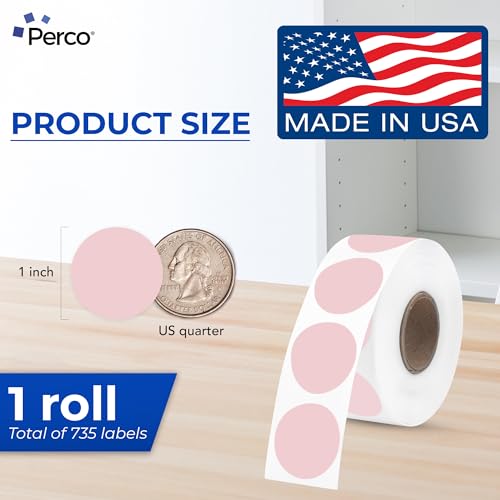 Pink Thermal Labels (735 Count)