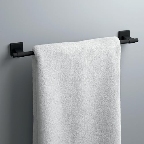 Towel Rack 18 Inch Matte Black Towel Bar for Bathroom