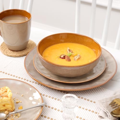 Ceramic Salad Bowls Set for Kitchen
