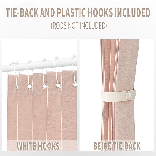 Doorway Curtains Accordion Pink Curtains for Girls' Room Door