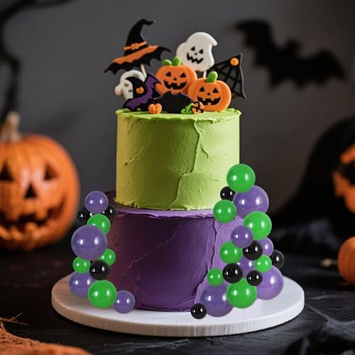 40 Pcs Foam Ball Cake Toppers with Sticks Mini Cake Decorations for Birthdays (40 Count)