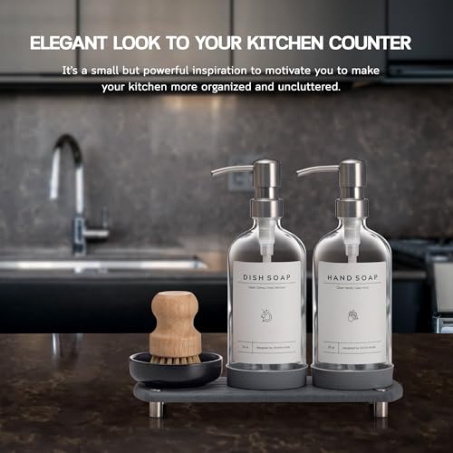 Luxury] Kitchen Soap Dispenser Set (7 Count)
