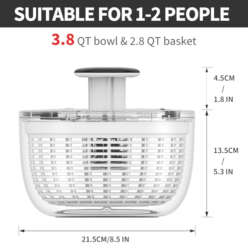 Salad Spinner Small Lettuce Spinner Kitchen Gadgets Vegetable Washer