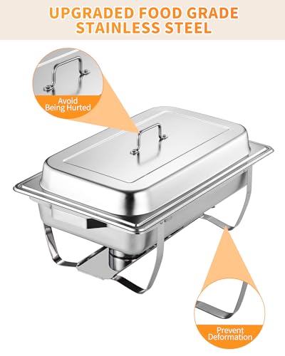Chafing Dishes for Buffet 2 Pack (2 Count)