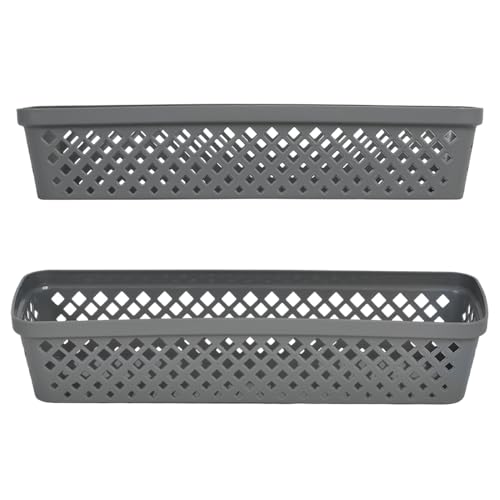 Plastic Storage Basket Set (6 Count)