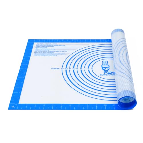 Nonstick Silicone Pastry Baking Mat Large Measurements 16x24'' for Dough