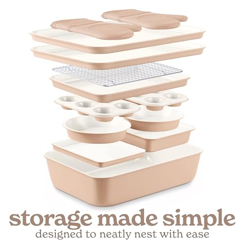 Nonstick Stackable Bakeware Set (13 Count)